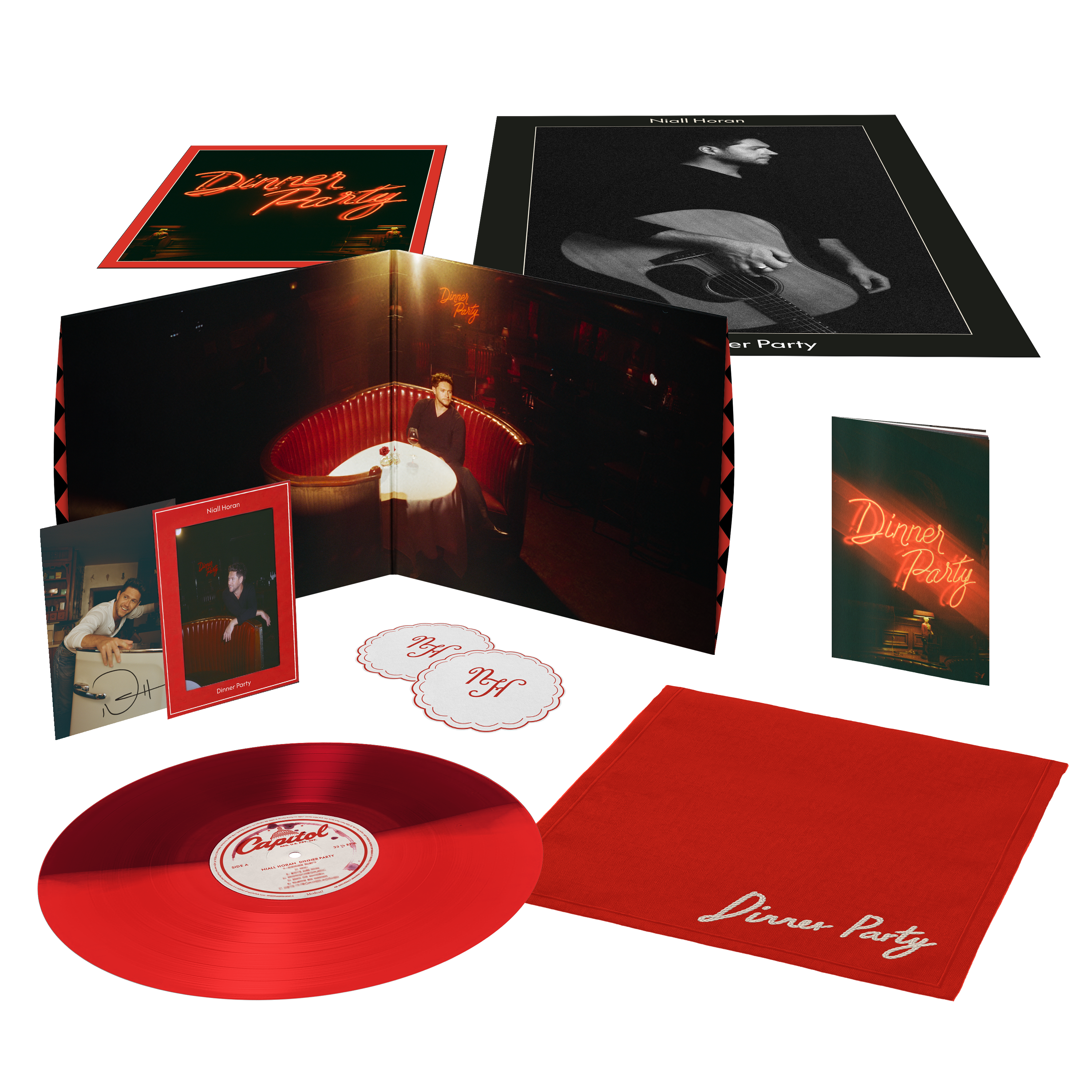 Niall Horan - Dinner Party - Red Booth Edition Vinyl + Signed Art