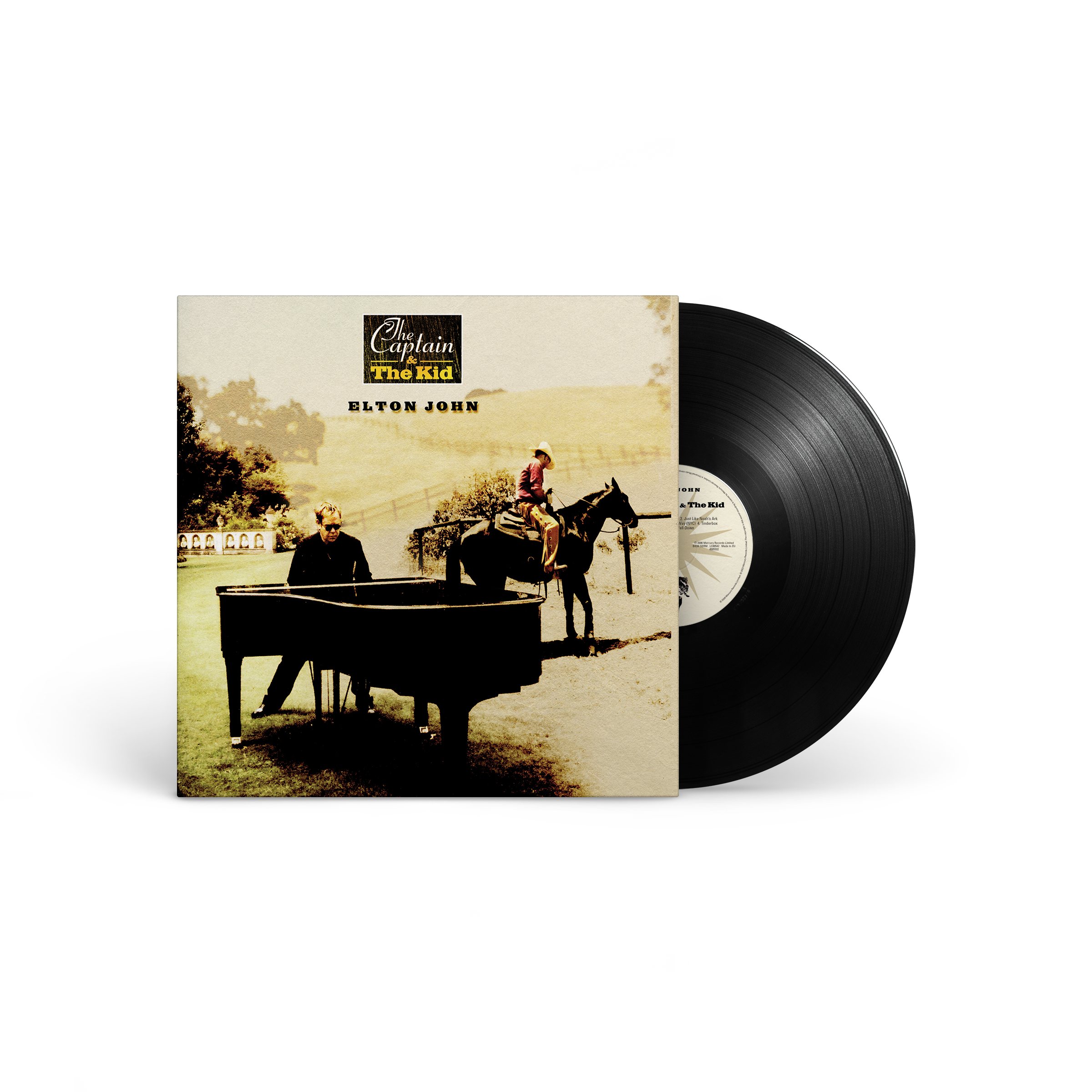 Elton John The Captain & The Kid サイン入り Elton John - The Captain And The Kid: Vinyl LP - EMI