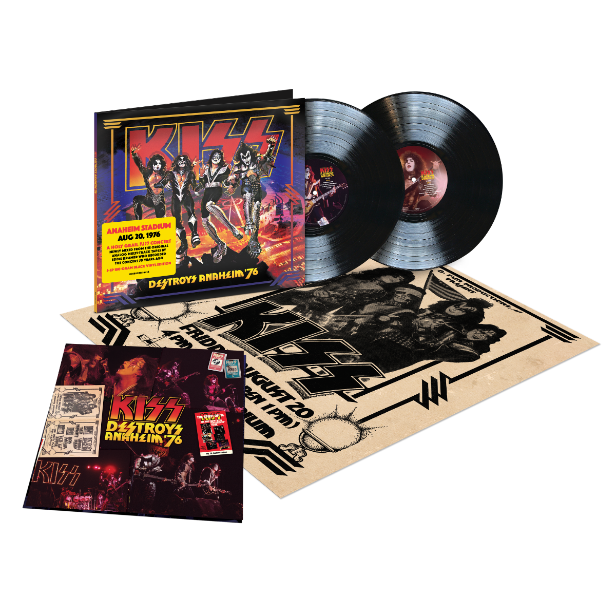 Kiss - KISS Destroys Anaheim '76 2LP - EMI