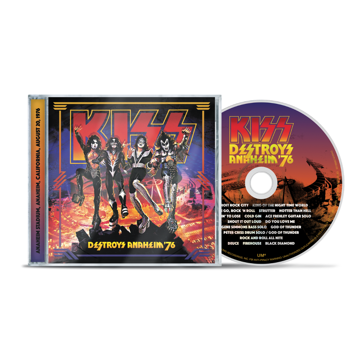 Kiss - KISS Destroys Anaheim '76 CD - EMI