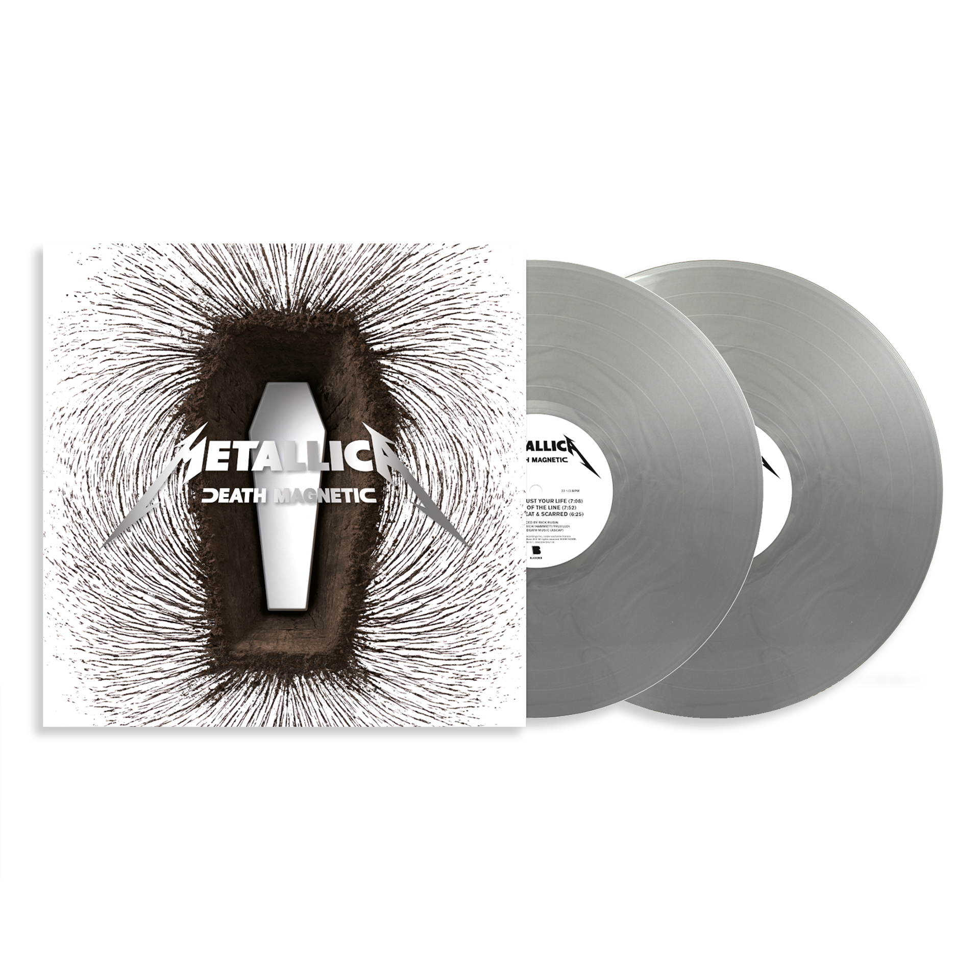 llica「Death Magnetic」[ryuseism] Metallica - Death Magnetic: Limited 'Magnetic Silver' Vinyl 2LP - EMI