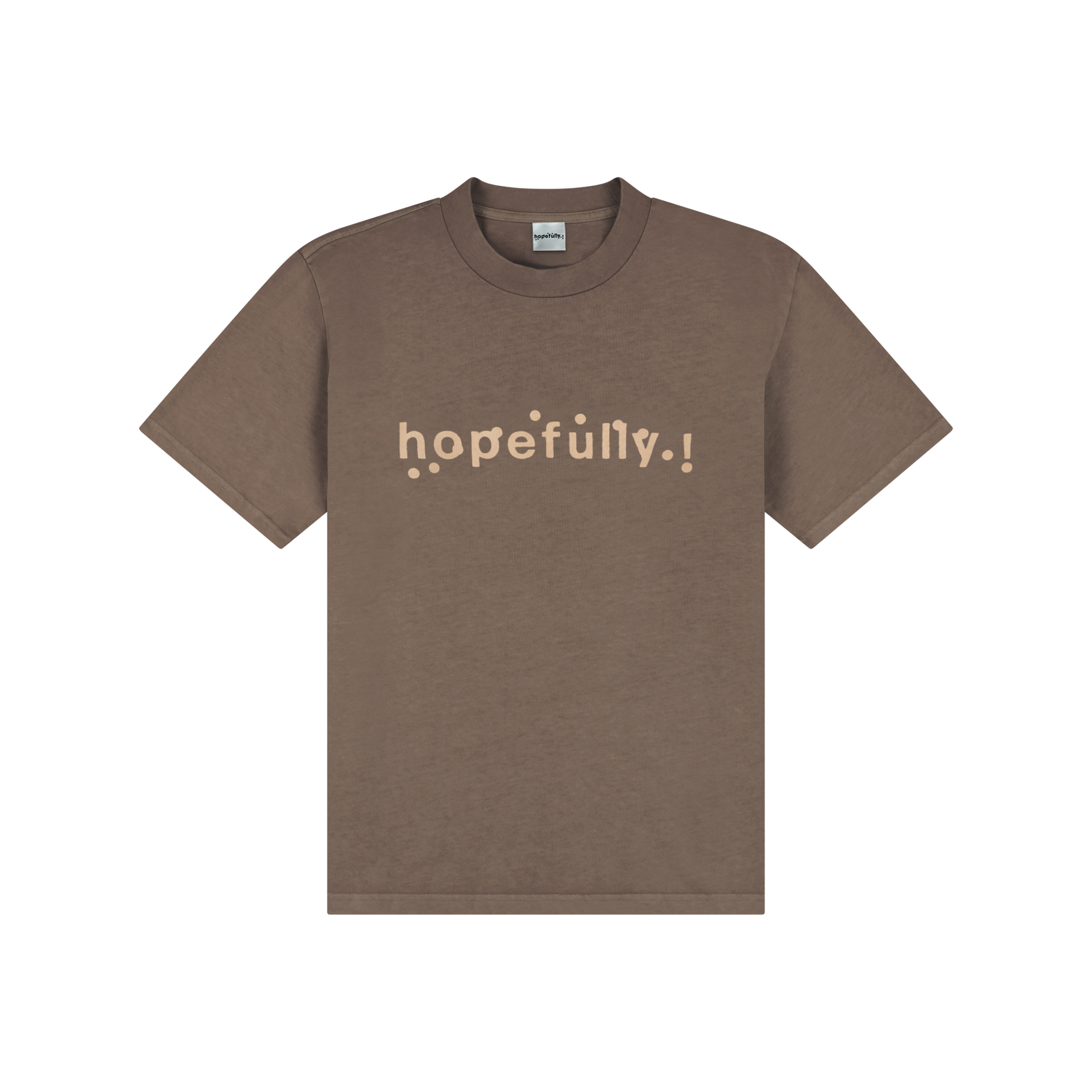 Loyle Carner - hopefully ! brown overdye t-shirt