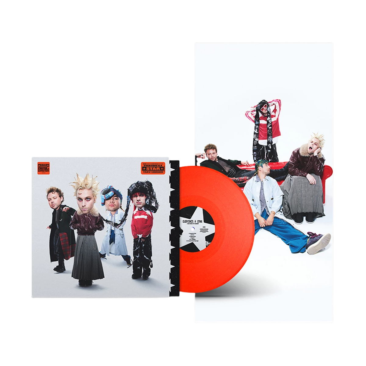 5 Seconds Of Summer - Everyone's A Star! - Exclusive Red LP with Poster