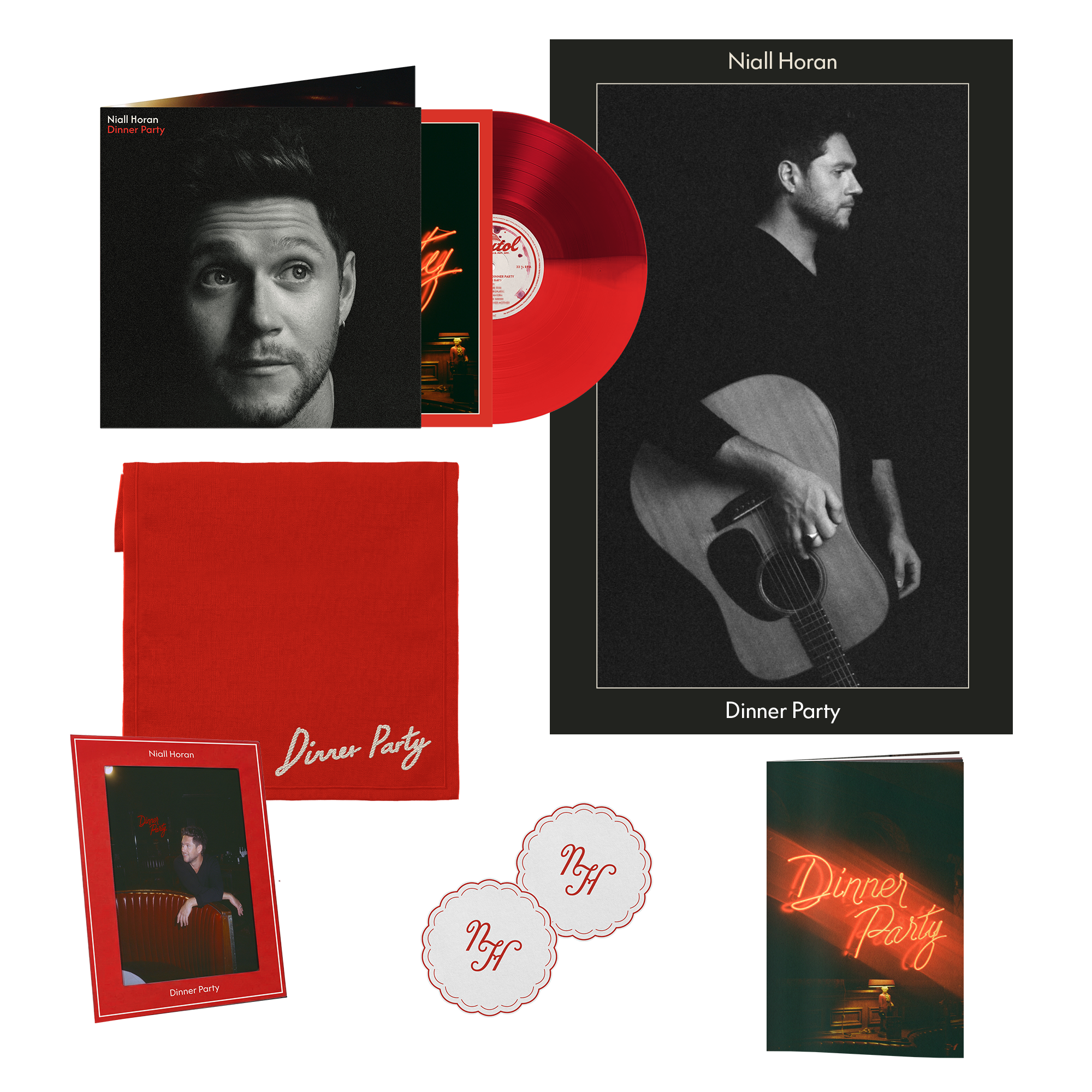 Dinner Party - Red Booth Edition Vinyl + Signed Art Card
