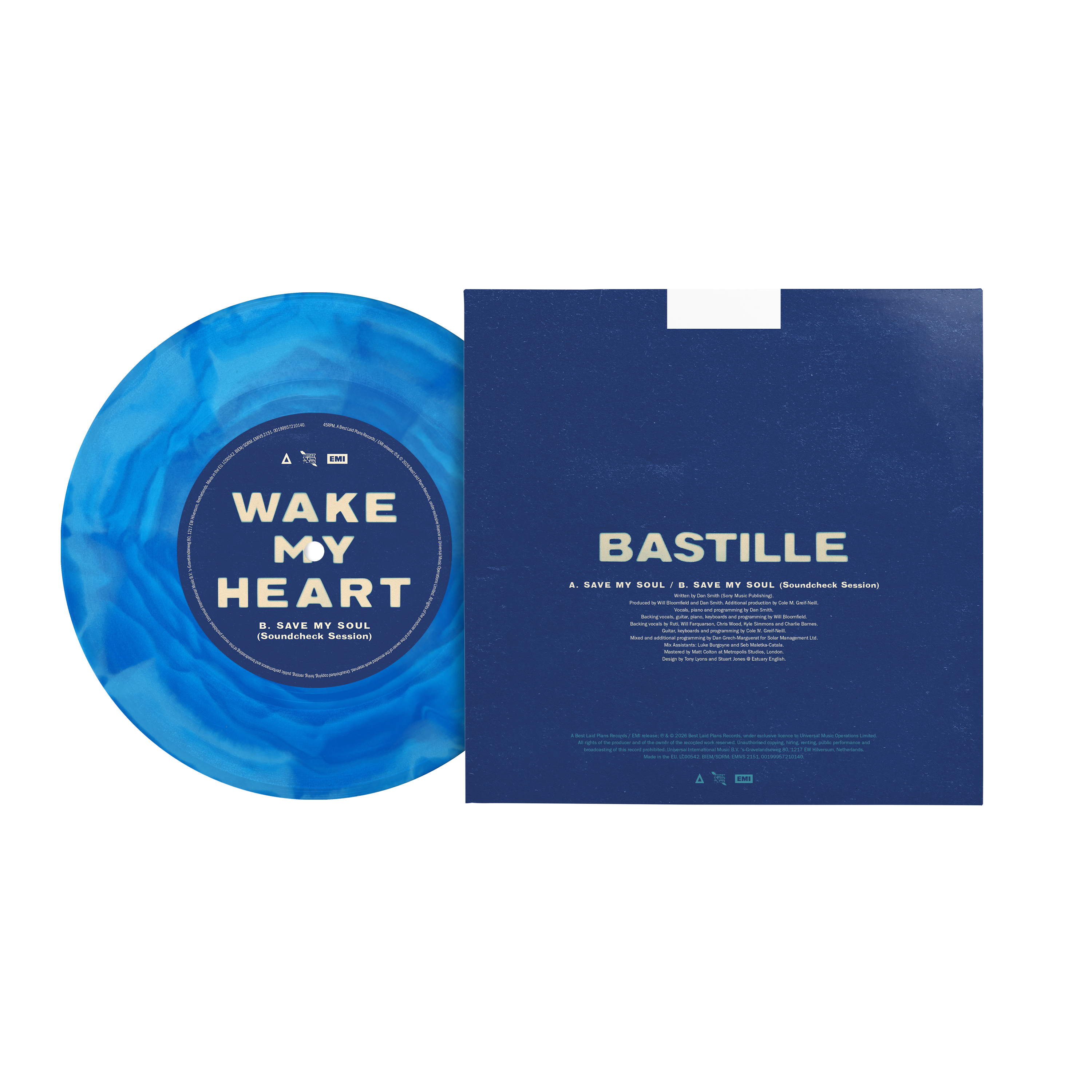 Bastille - SAVE MY SOUL 7” Single