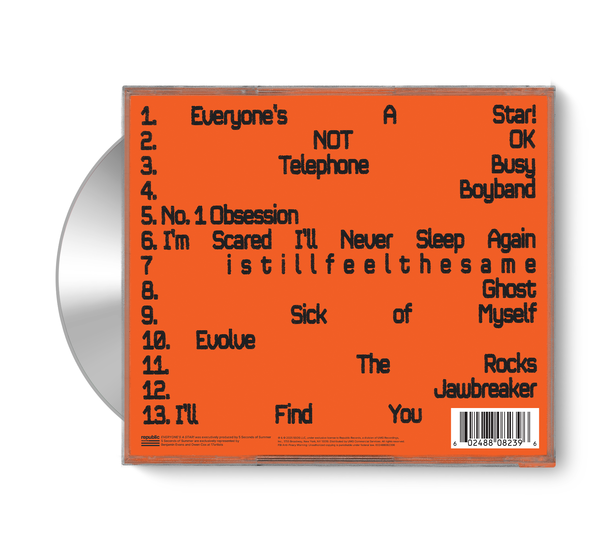 EVERYONE'S A STAR! (Calum Deluxe) Store Exclusive CD + Signed Art Card
