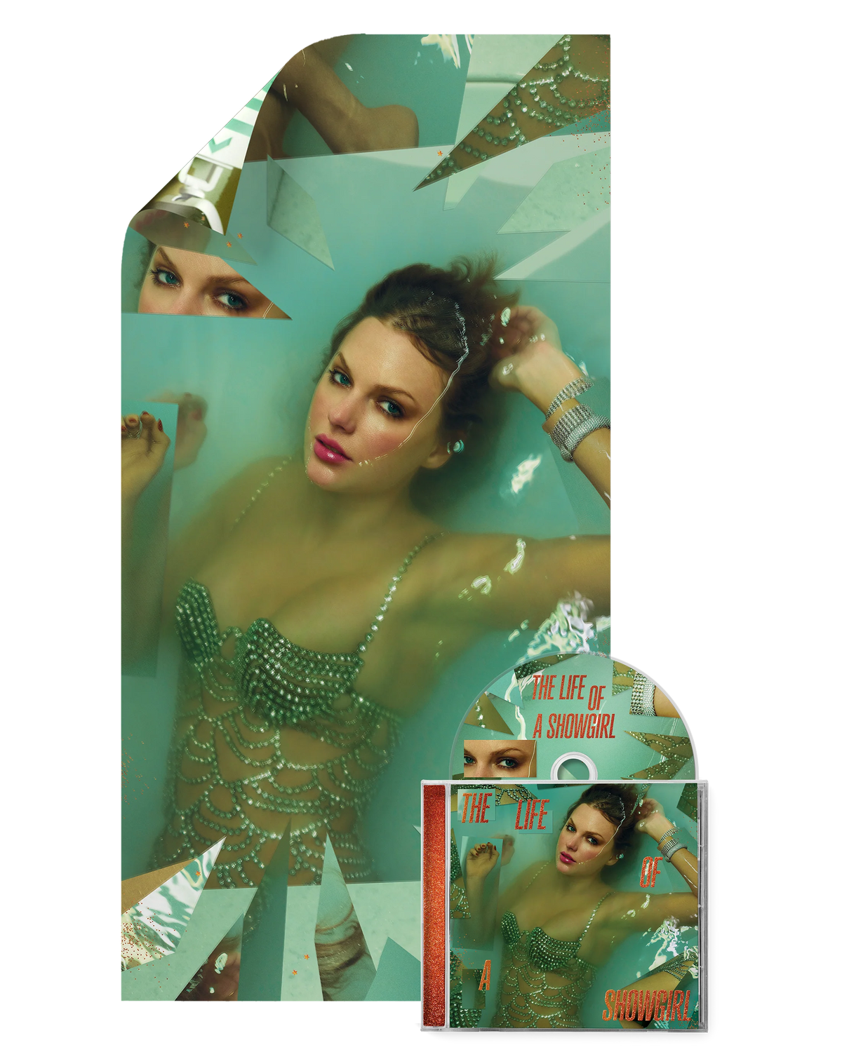 Taylor Swift - The Life of a Showgirl: Sweat and Vanilla Perfume CD with Poster