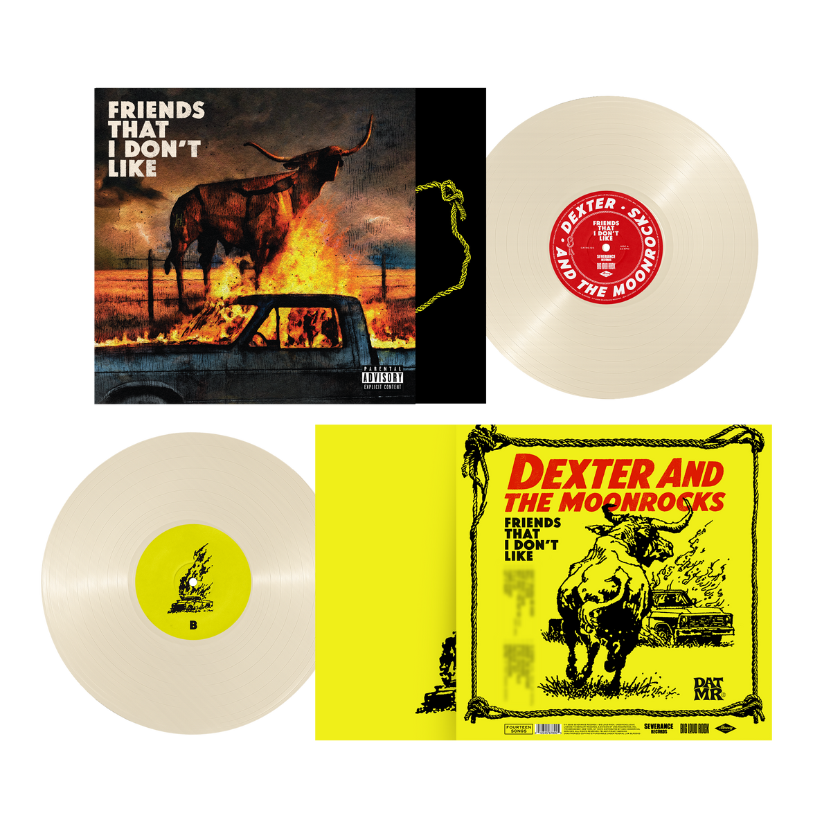Dexter and The Moonrocks - Friends That I Don't Like Standard LP 