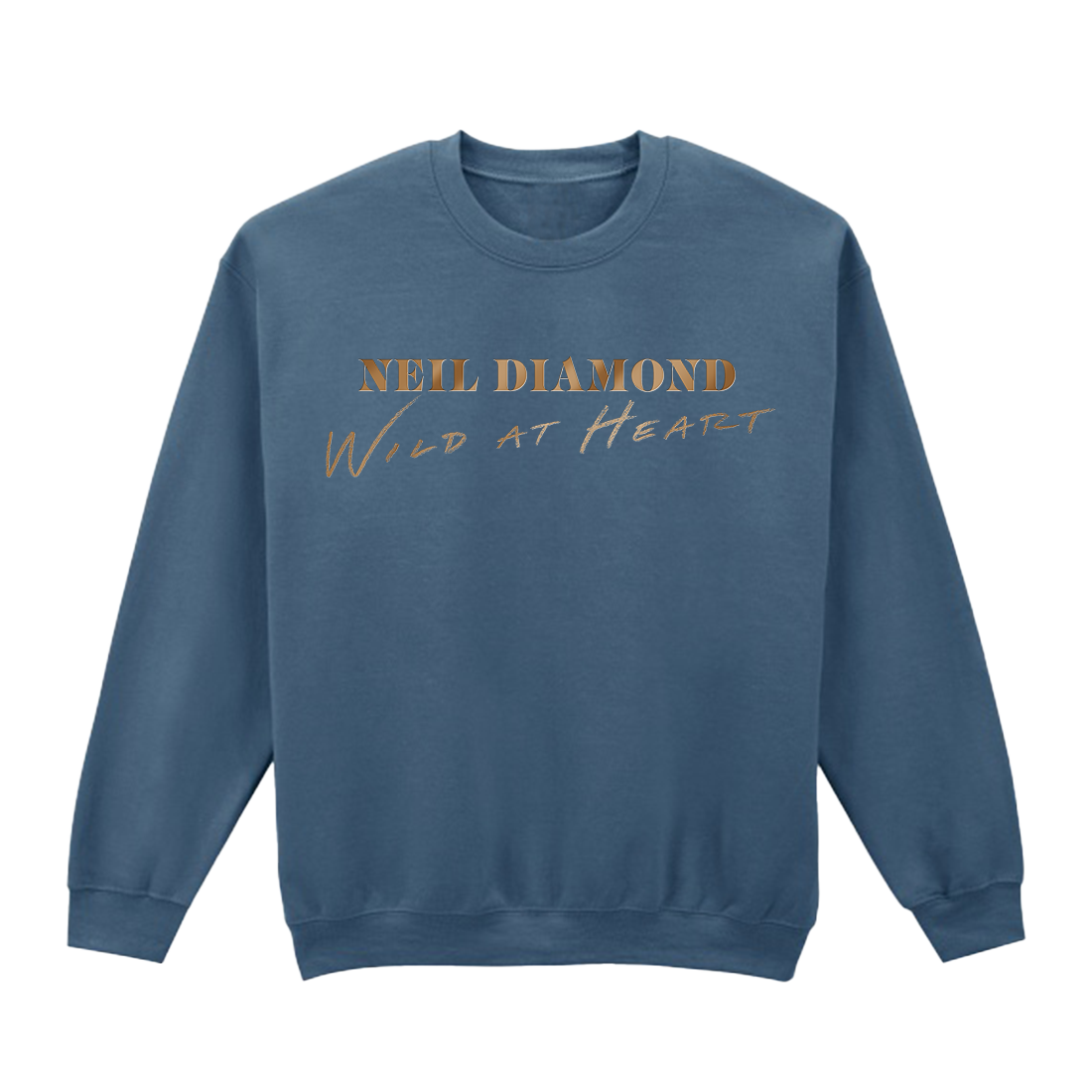 Neil Diamond - Wild At Heart Indigo Blue Crewneck