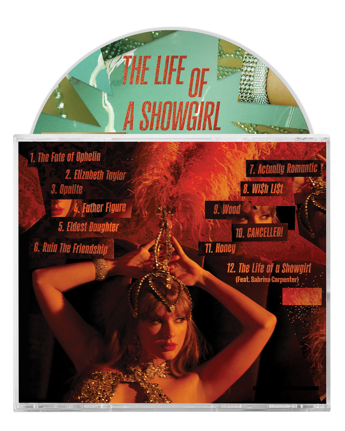 Taylor Swift - The Life of a Showgirl: Sweat and Vanilla Perfume CD with Poster