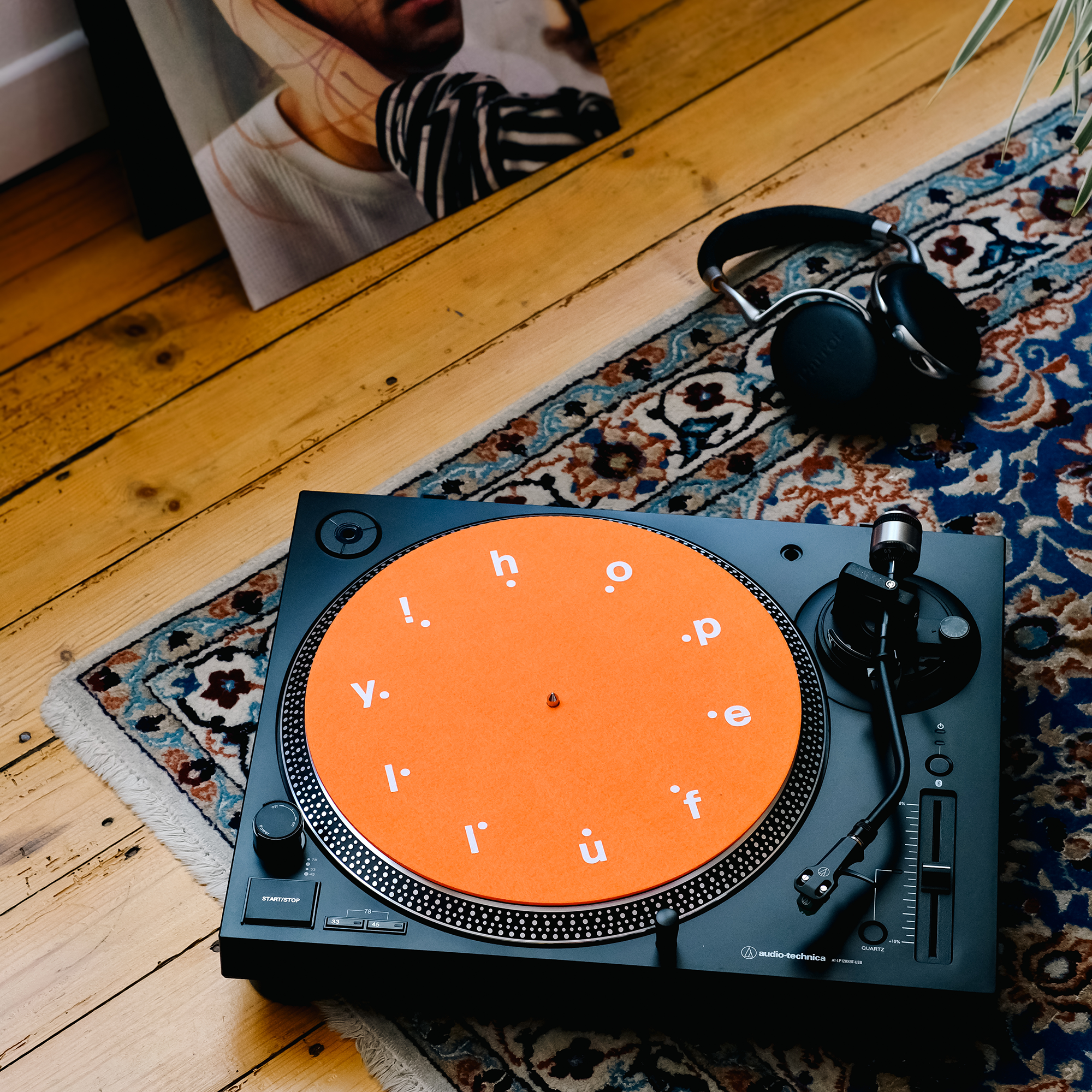 Loyle Carner - hopefully ! orange slip mat