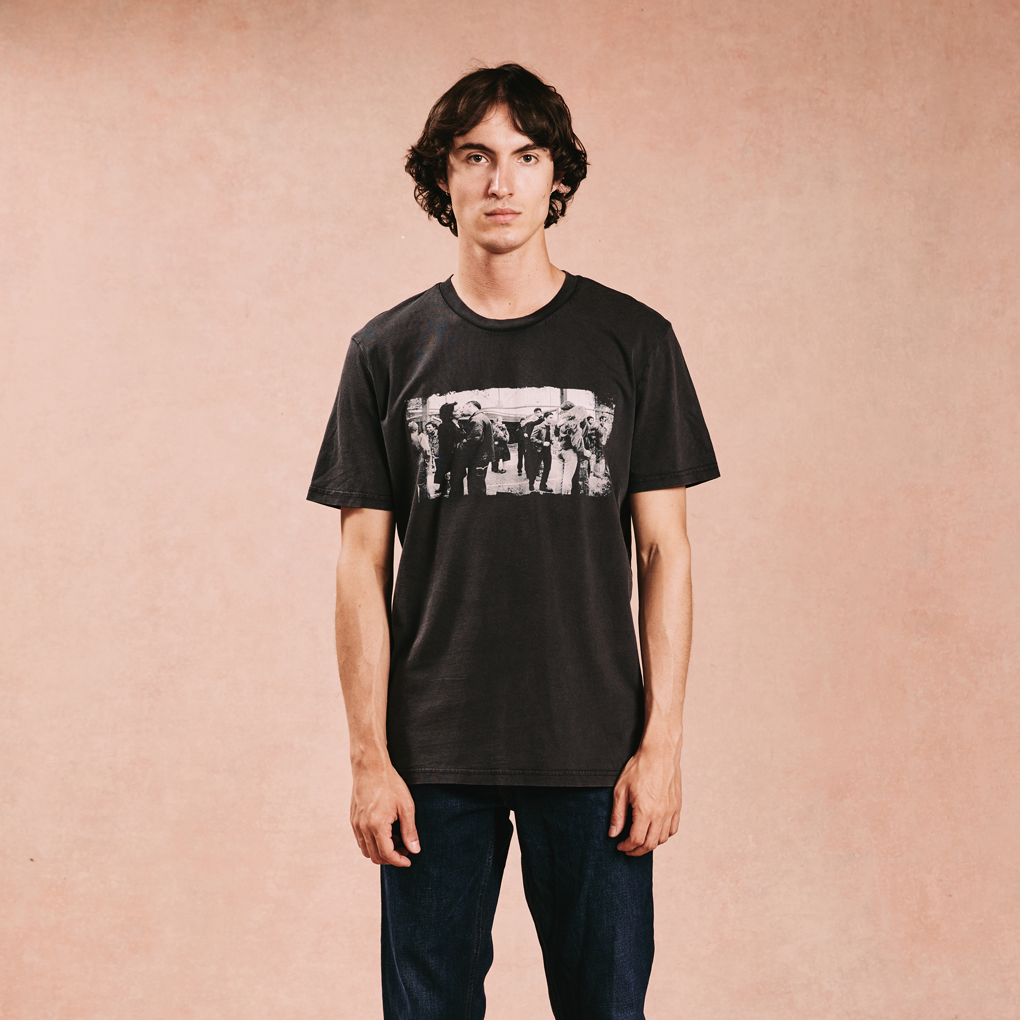 Stereophonics - Vintage Performance And Cocktails Faded Black T-Shirt