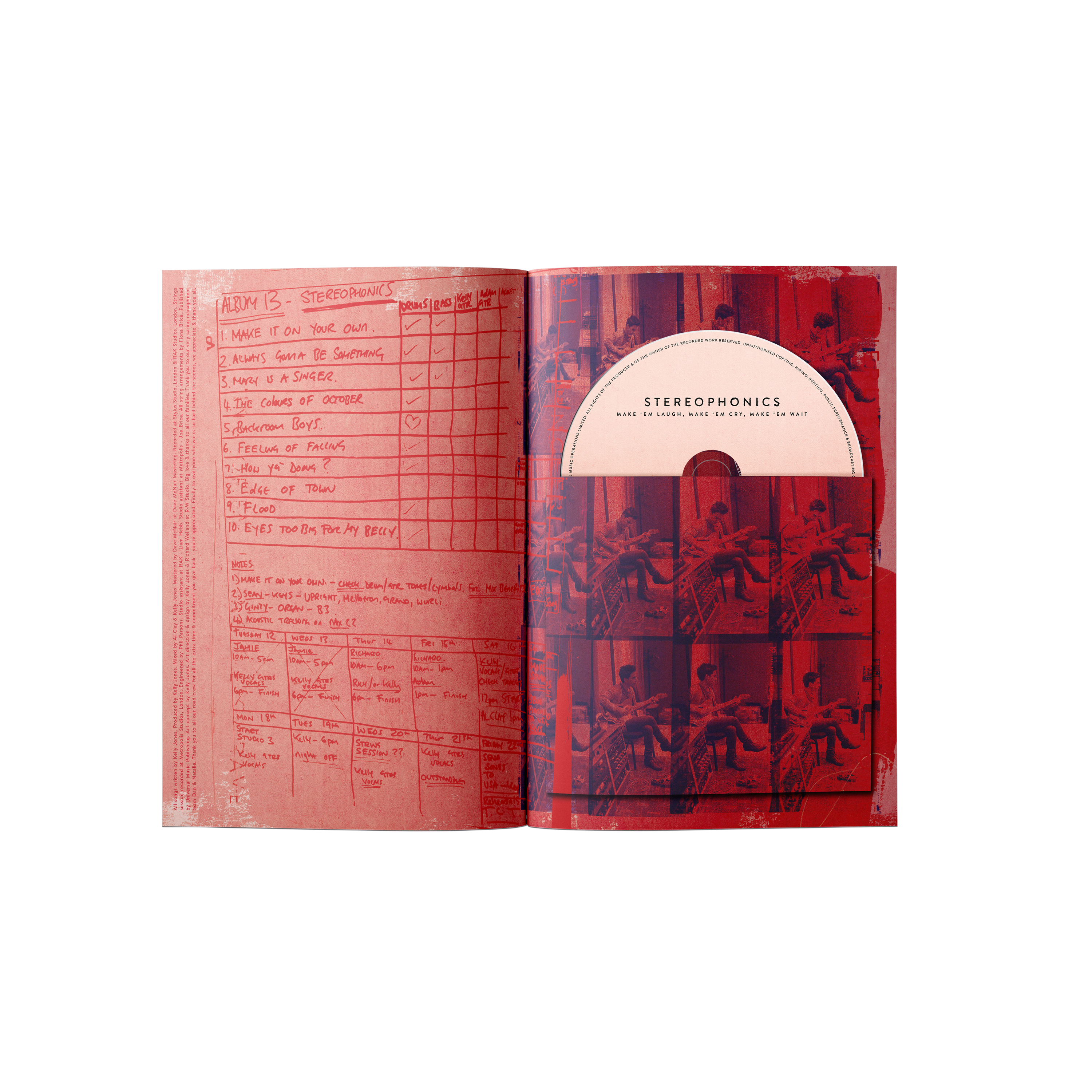 Stereophonics - Make ‘em Laugh, Make ‘em Cry, Make ‘em Wait - CD Zine