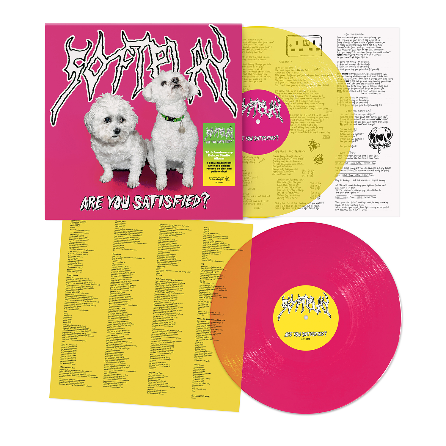 SOFT PLAY - Are You Satisfied?: Pink & Yellow Vinyl 2LP