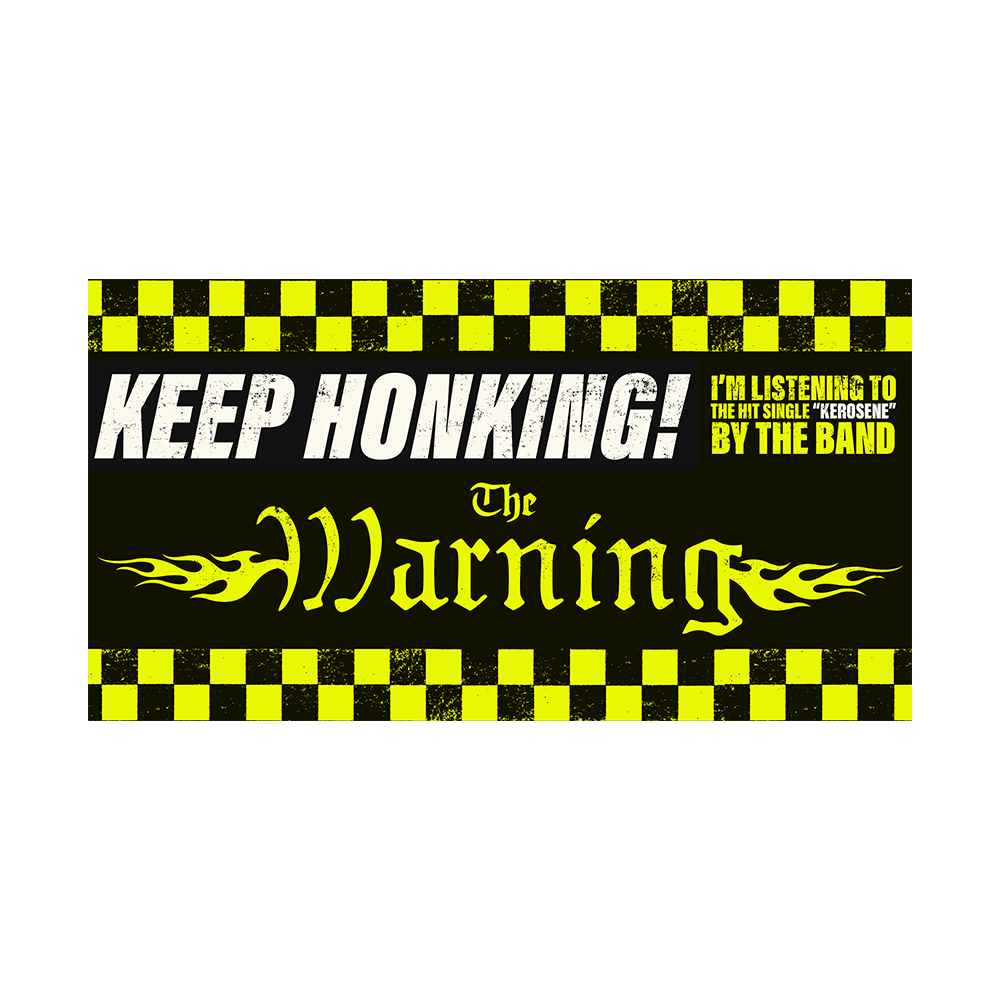 The Warning - TW Bumper Sticker Pack