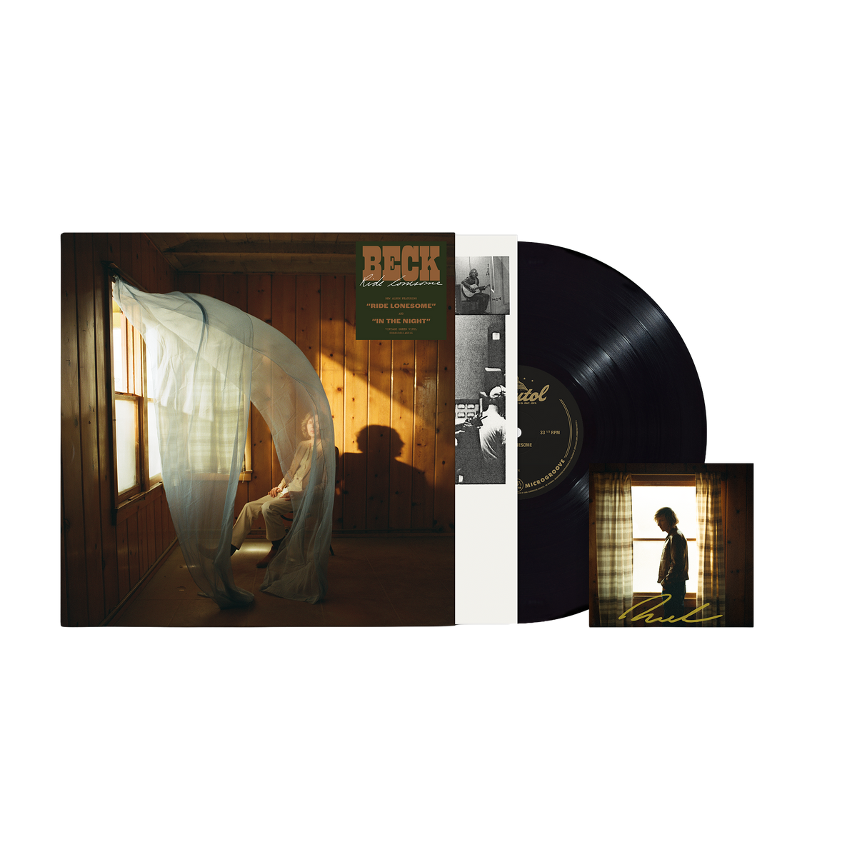 Beck - Ride Lonesome - LP + Signed Art Card