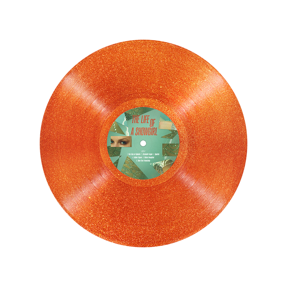 The Life of a Showgirl: Sweat and Vanilla Perfume Portofino Orange Glitter Vinyl