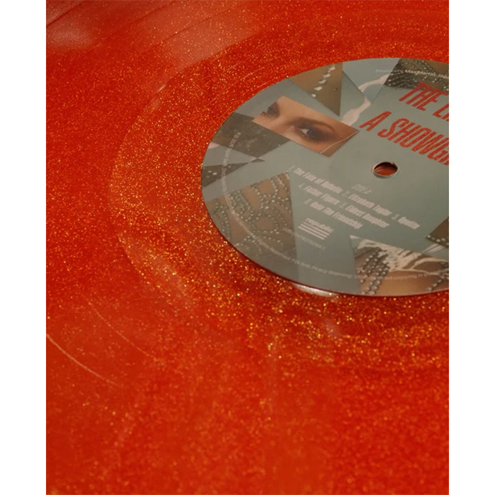 The Life of a Showgirl: Sweat and Vanilla Perfume Portofino Orange Glitter Vinyl