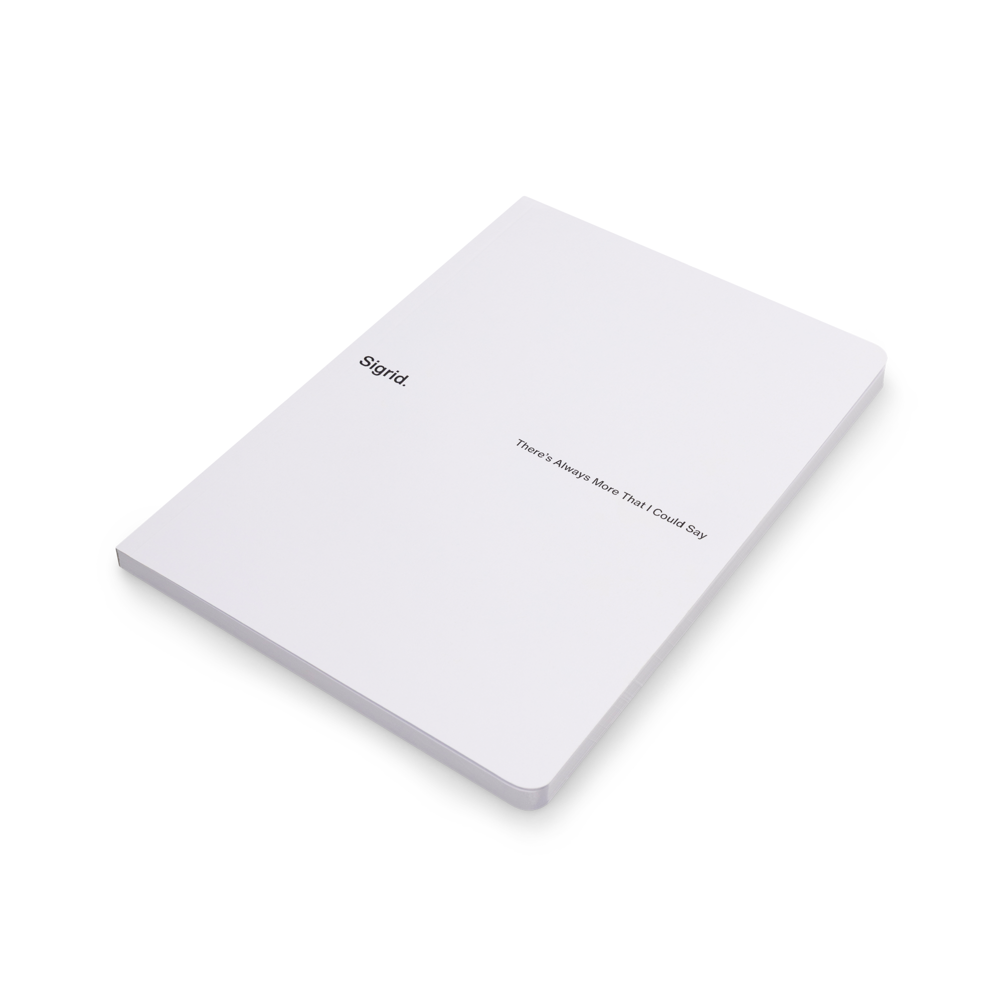 Sigrid - White Logo Journal