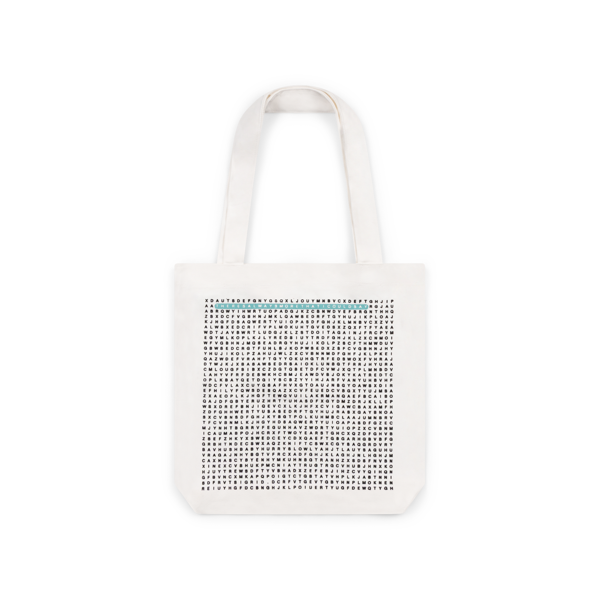 Sigrid - Cream Word Search Tote Bag