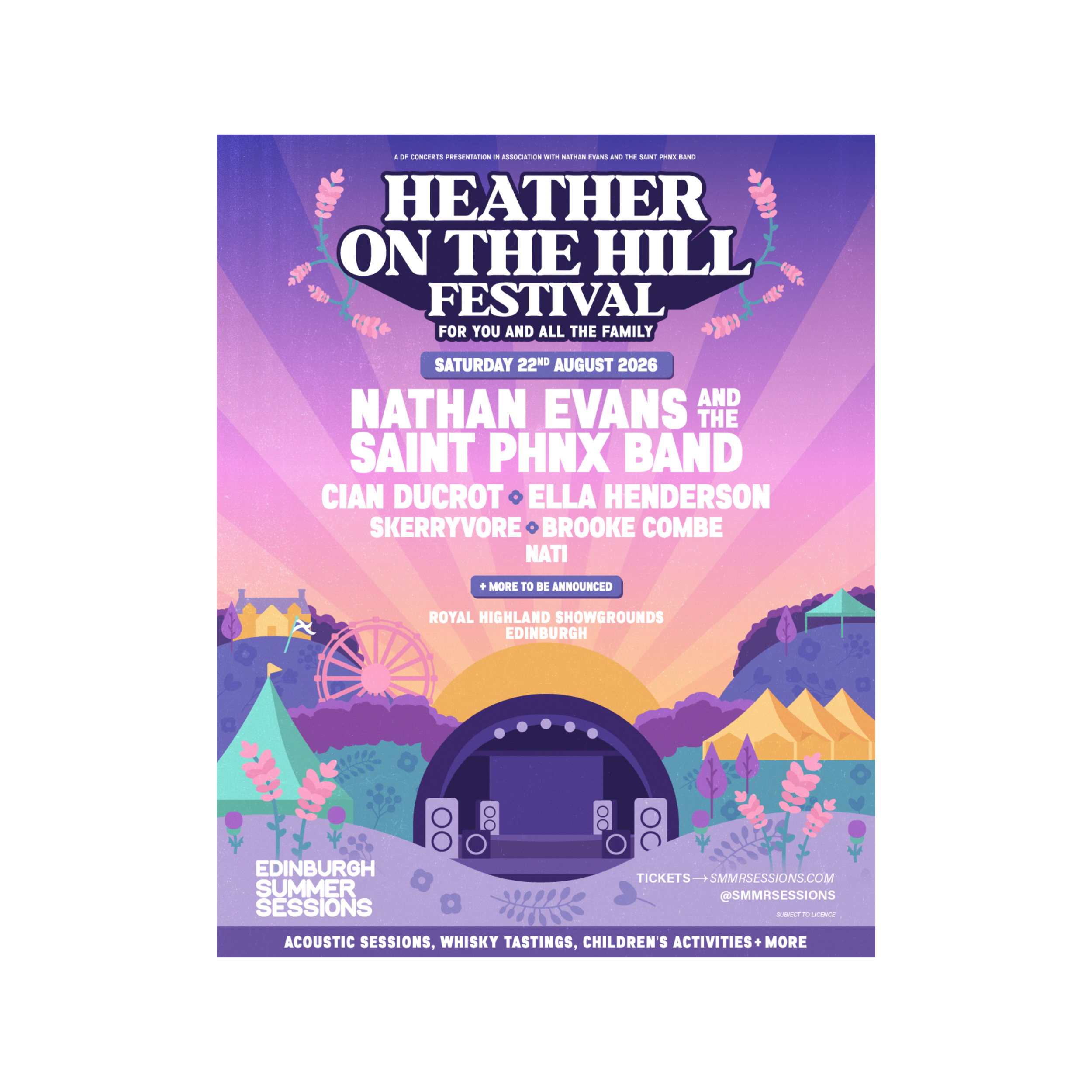 Nathan Evans - Signed Festival Poster